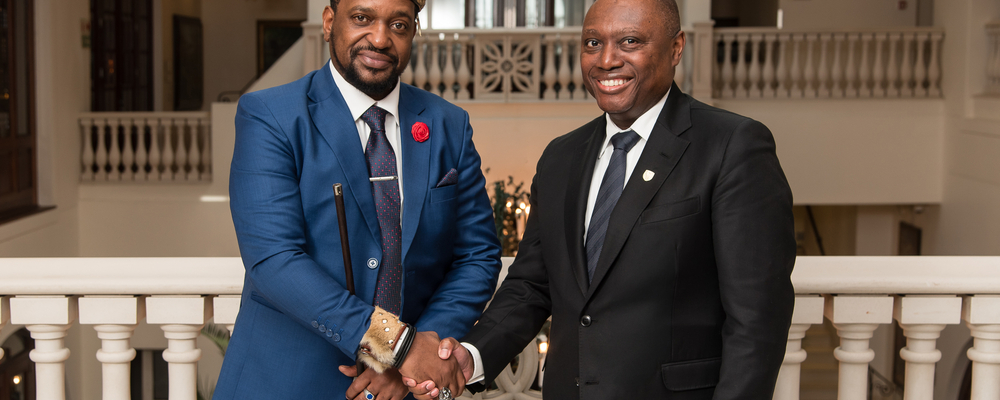 Sim Tshabalala meets King Misuzulu to strengthen KwaZulu-Natal partnership